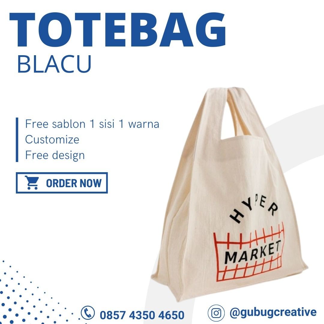 tote bag blacu