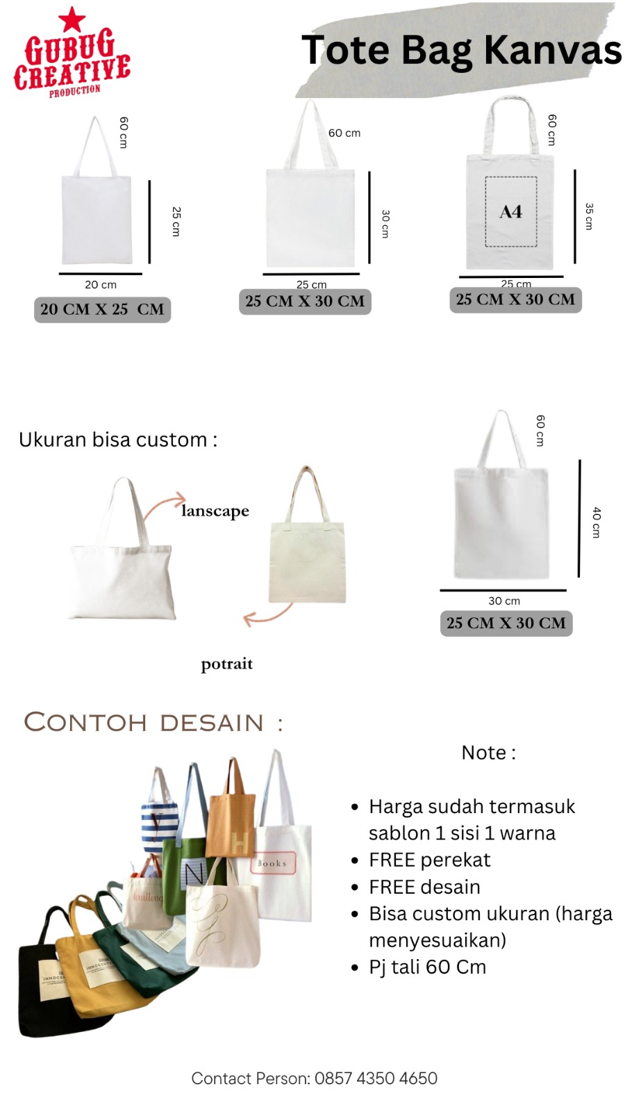 memilih tote bag yang tepat